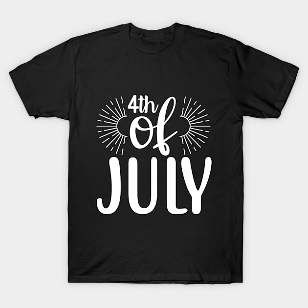 4th of July T-Shirt by hubcon